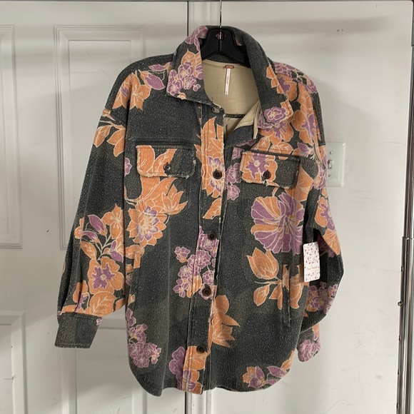 Free People Printed Ruby Jacket - Picture 1 of 3